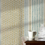  JMW1042.11 Rita Stripe Blue Geometric Wallpaper