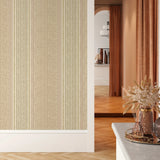JMW1042.21 Rita Stripe Beige Geometric Wallpaper 