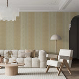 JMW1042.31 Rita Stripe Green Geometric Wallpaper