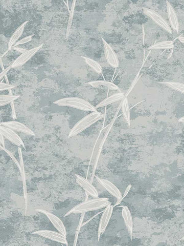 JP10912 Honshu Bamboo Blue Smoke Wallpaper