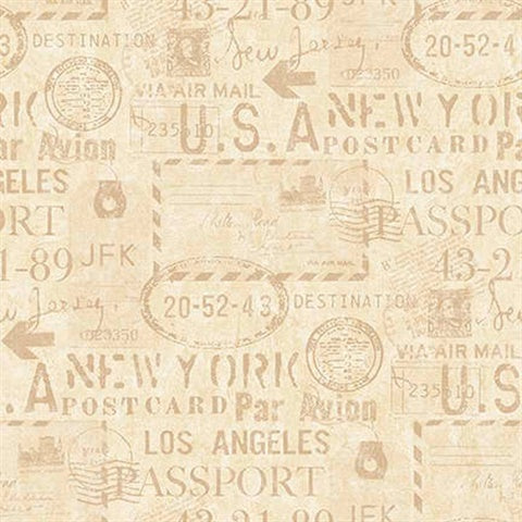 JP31305 Earhart Labels Wallpaper 