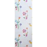 KJ50409 Playful whimsical flowers fairy theme nursery multicolor off white wallpaper 3D