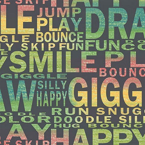 KJ51314 Multicolored Giggles Wallpaper