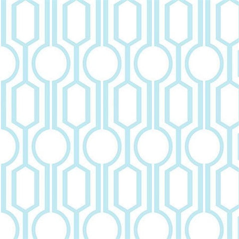 KJ51422 Sky Blue Hopscotch Wallpaper