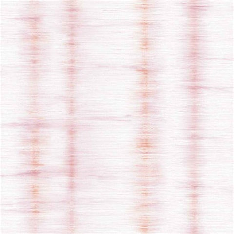 KJ52001 Pink & Orange Tie-Dye Stripe Wallpaper