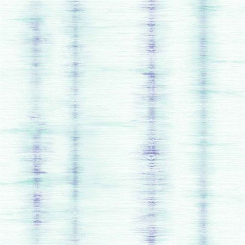 KJ52004 Blue Purple Tie-Dye Stripe Wallpaper