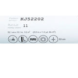 KJ52202 Colorful birds perched on thin kids nursery yellow blue pink on white wallpaper
