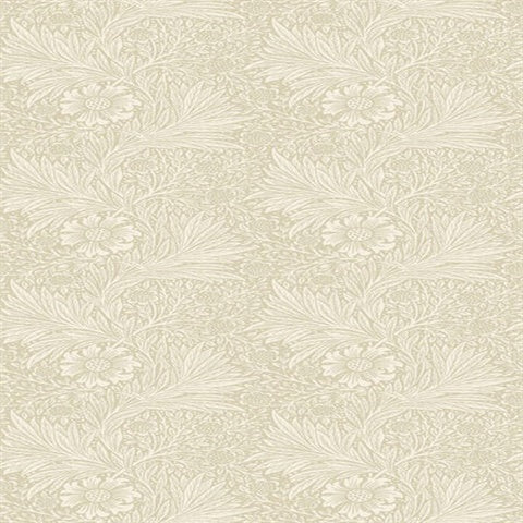 KT20305 Marigold Tonal Floral Khaki Wallpaper