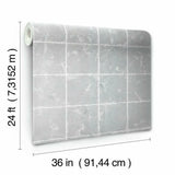 KT2103 Metal Leaf Squares Wallpaper