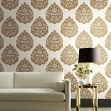 KT2141 Teardrop Damask Wallpaper