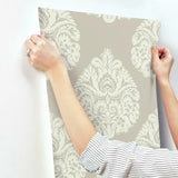 KT2142 Teardrop Damask Wallpaper