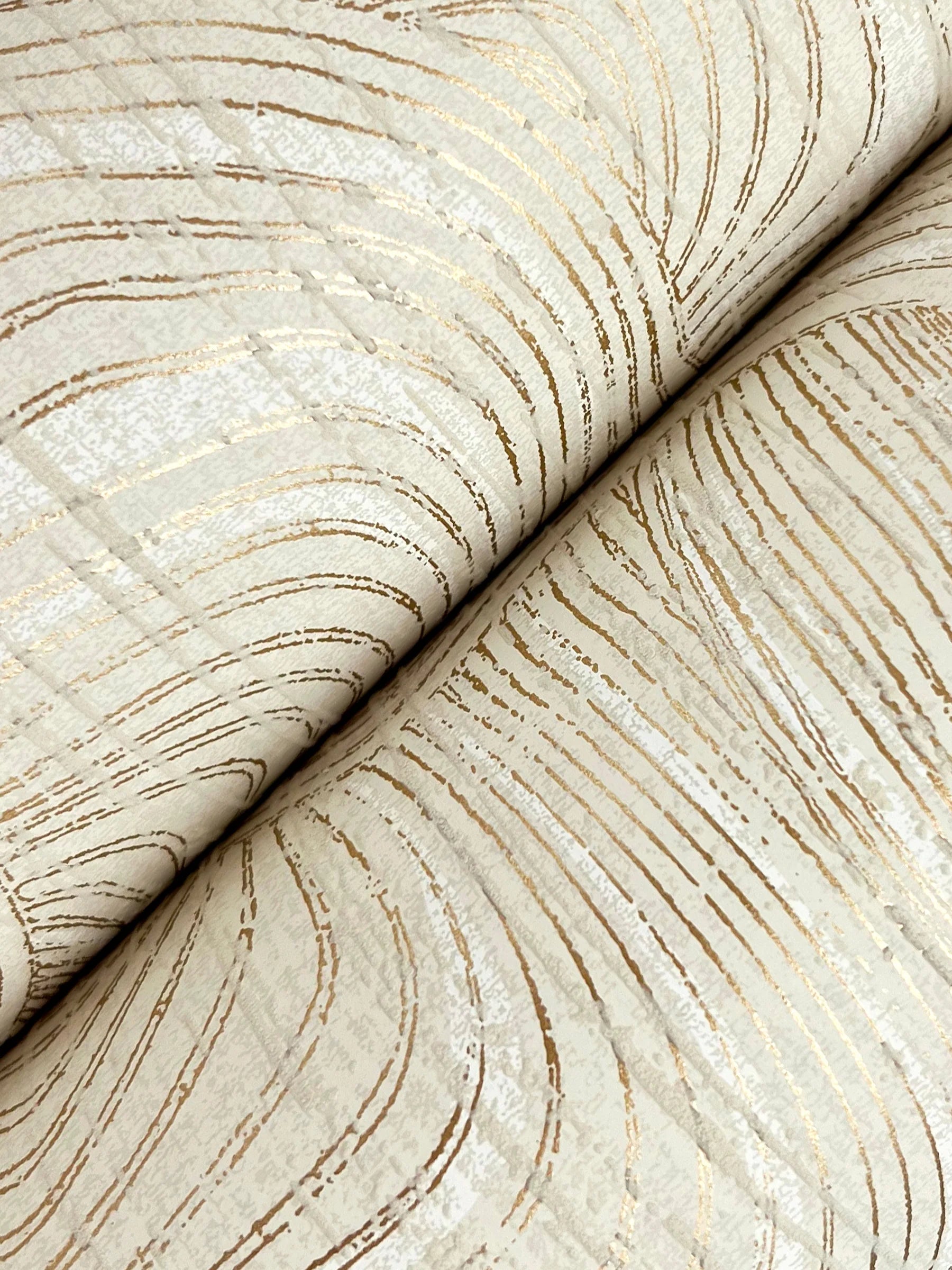 KT2161 Ronald Redding Geodes Cream Wallpaper – wallcoveringsmart