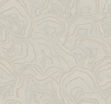 KT2164 Ronald Redding Geodes Taupe Wallpaper
