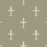 KT2195 Fleur De Lis Glint Cream Wallpaper