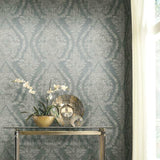 KT2216 Charleston Damask Grey Wallpaper