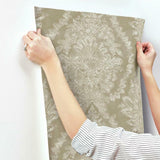 KT2217 Charleston Damask Bronze Wallpaper 