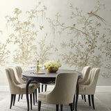 KT2262M Flowering Vine Chinoiserie Mural