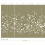 KT2263M Flowering Vine Chinoiserie Mural 