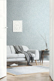 KT30602 Francesca Blue Ash Wallpaper