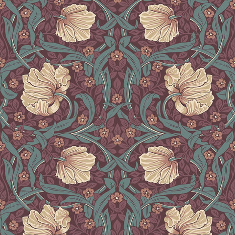KT31409 Pimpernel Plum Wallpaper