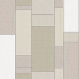 KTM1140 De Stijl Geometric Soft Sage Metallic Silver Wallpaper