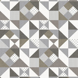 KTM1210 Lozenge Geometric Silver Antique Silver Wallpaper