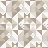 KTM1280 Lozenge Geometric Latte Dorian Grey Wallpaper
