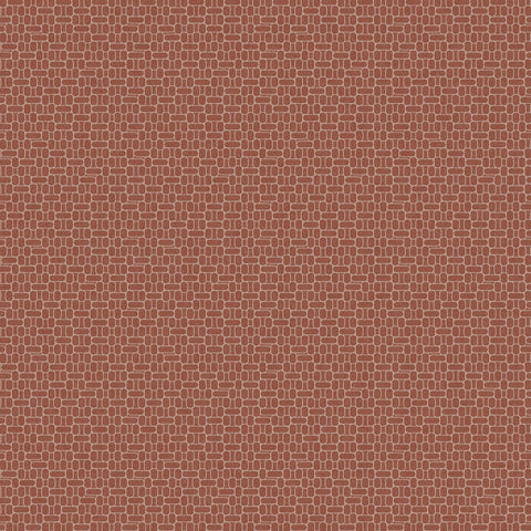 KTM1628 Capsule Geometric Terra Cotta Wallpaper