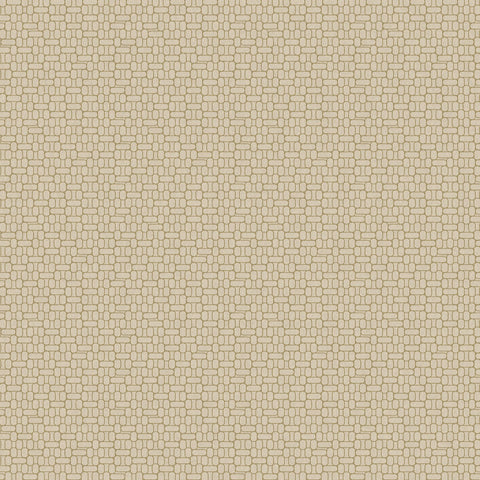 KTM1632 Capsule Geometric Metallic Gold Parchment Wallpaper