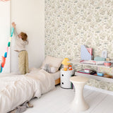 LD3301 Photographic All-over Print Multi-colored Wallpaper