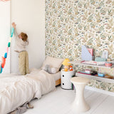 LD3320 Photographic All-over Print Multi-colored Wallpaper