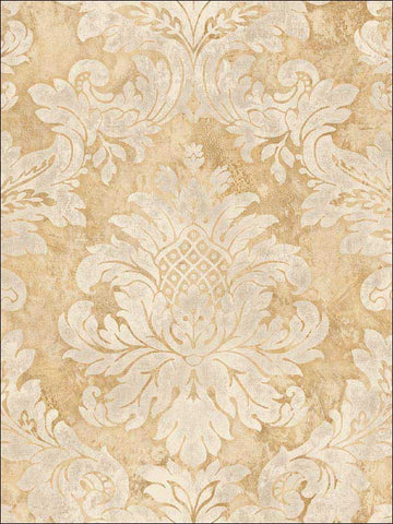 LD80905 Hampstead Damask Wallpaper