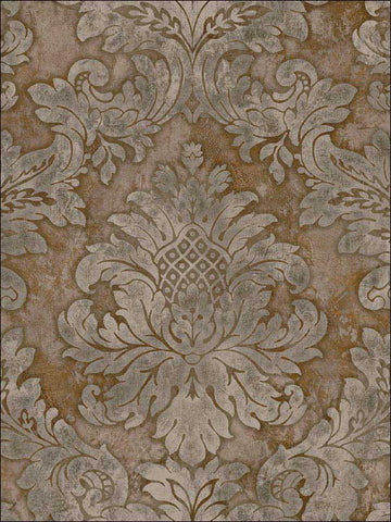 LD80908 Hampstead Damask Wallpaper