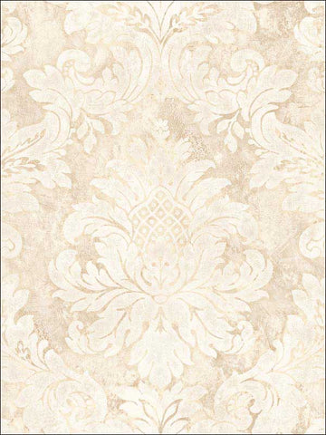 LD80910 Hampstead Damask Wallpaper