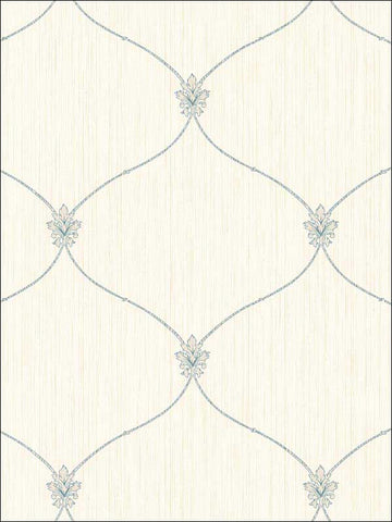LD81402 Lenox Hill Ogee Wallpaper