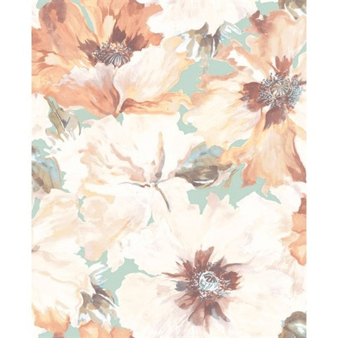 LG90002 Cecita Flowers Wallpaper