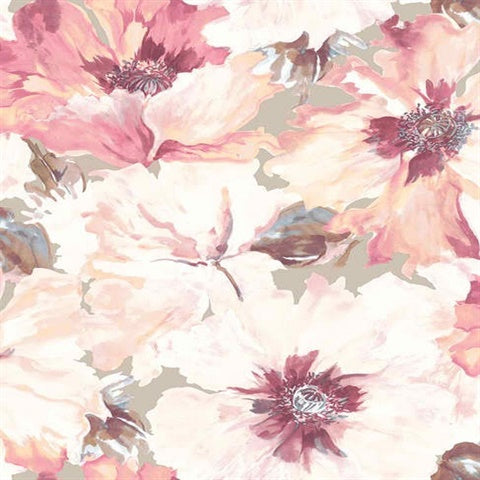 LG90009 Cecita Flowers Wallpaper