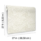 LM5321 Zora Wave Light Grey Wallpaper