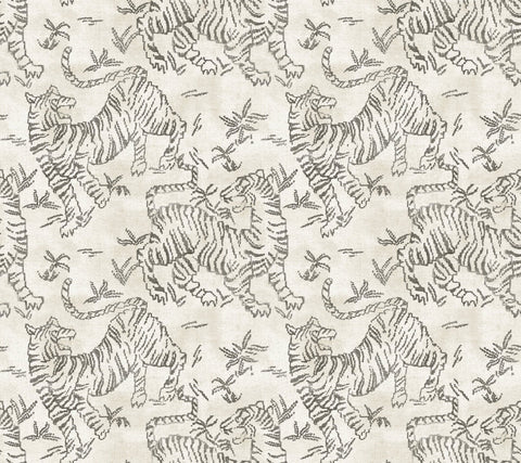 LM5331 Orly Tigers White Wallpaper
