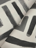 LM5365 Painterly Labyrinth Charcoal Wallpaper