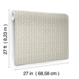 LM5384 Martigue Stripe Grey Wallpaper