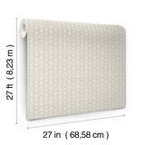 LM5385 Martigue Stripe Beige Wallpaper