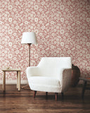 LM5391 Camille Blossom Vintage Rose Wallpaper