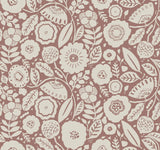 LM5391 Camille Blossom Vintage Rose Wallpaper