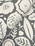 LM5395 Camille Blossom Charcoal Wallpaper