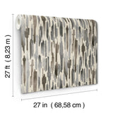 LM5403 Pluie Charcoal Wallpaper