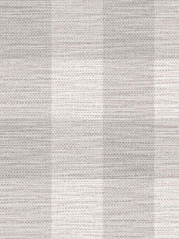 LN10808 Rugby Gingham Grasscloth Look Cove Gray Wallpaper