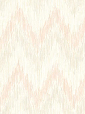 LN11201 Regent Flamestitch Stringcloth Sft Melon Arrowroot Wallpaper