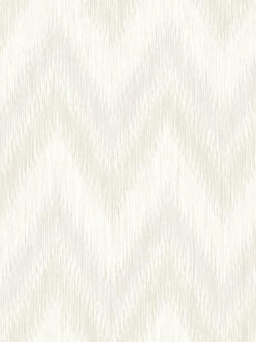 LN11208 Regent Flamestitch Stringcloth Winter Fog Eggshell Wallpaper