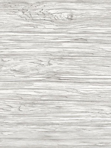 LN11600 Washed Shiplap Embossed Vinyl Cove Gray Wallpaper